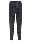 Peserico Women's Patterned Trousers In Blue