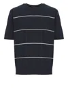 Peserico Short Sleeves Polo Shirt With Striped Pattern