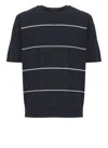 Peserico Short Sleeves Polo Shirt With Striped Pattern
