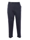 PESERICO BLUE ELEGANT TROUSERS