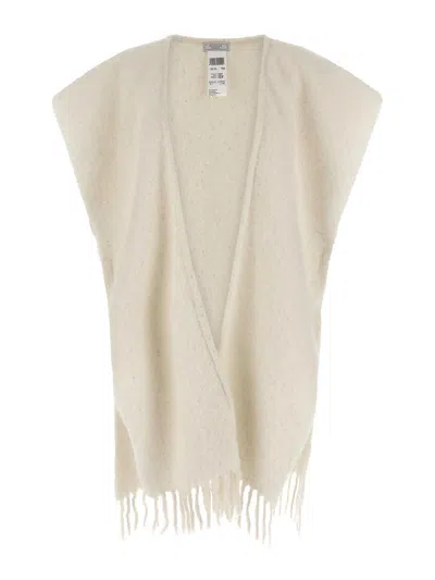 PESERICO BOUCL YARN CAPE