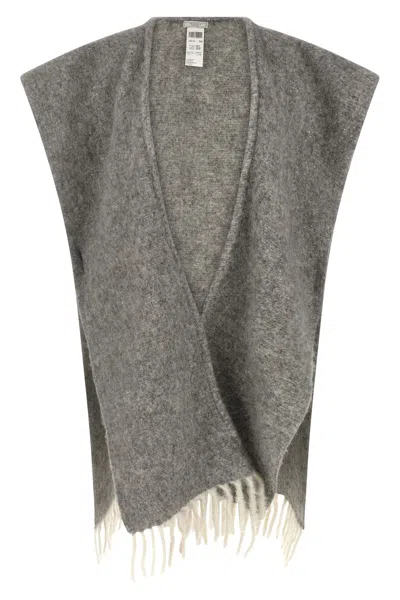 PESERICO BOUCLÉ YARN CAPE