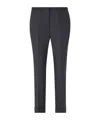 Peserico Striped Detail Tailored Trousers In Black