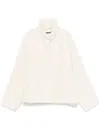 Peserico Brushed-finish Jacket In Neutrals