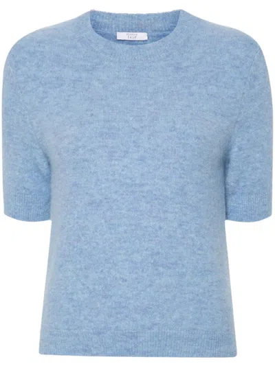 Peserico Brushed Sweater In Blue