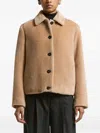 Peserico Long Coat In Brown