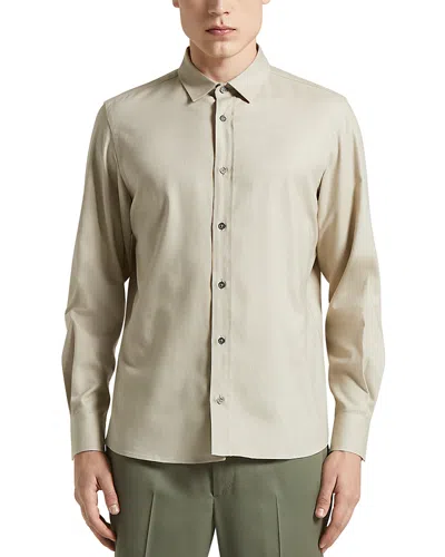 Peserico Button Front Shirt In Neutral