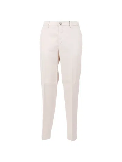 Peserico Button Trousers In Neutral