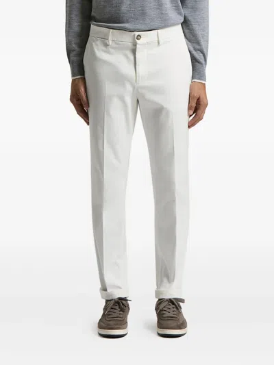 Peserico Button Trousers In White