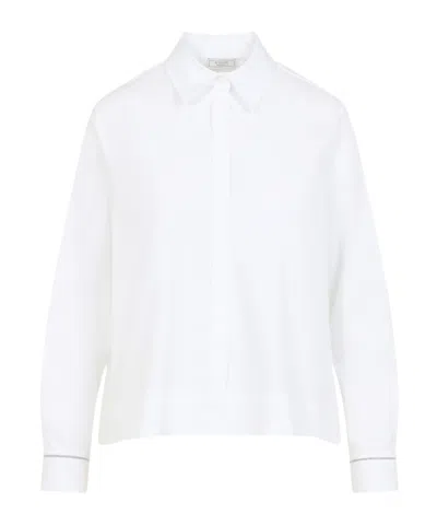 Peserico Button-up Blouse In White