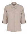Peserico Button-up Linen Shirt