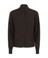 Peserico Button-up Sweater In Brown