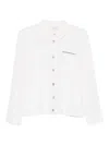 Peserico Buttoned Cardigan In White