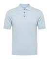 Peserico Buttoned Polo In Blue