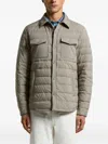 Peserico Buttoned Quilted Jacket In Multi