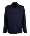 Peserico Buttoned Shirt Jacket In Blue