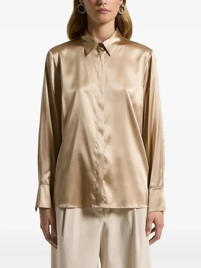 Peserico Buttoned Shirt In Neutral