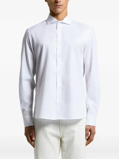 Peserico Buttoned Shirt In White