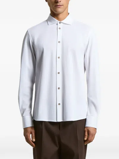 Peserico Buttoned Shirt In White