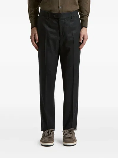 Peserico Buttoned Trousers In Black