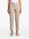 Peserico Buttoned Trousers In Neutral