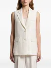 Peserico Buttoned Vest In White