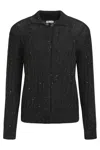 Peserico Cable Knit Cardigan In Blue