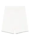Peserico Cable-knit Shorts In White