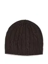 CABLE-KNIT BEANIE HAT