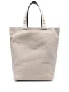 Peserico Canvas Tote Bag In Neutrals