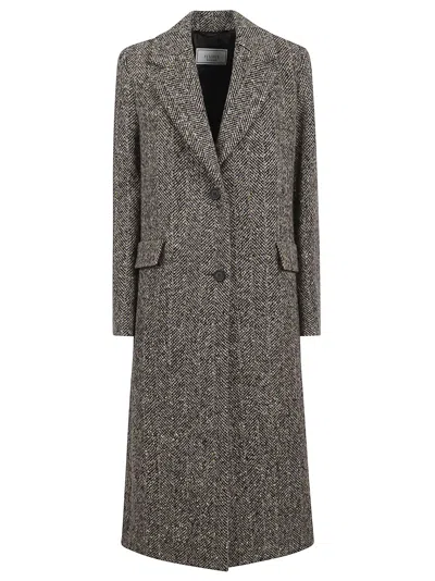 Peserico Cappotto Monopetto Donna In Brown