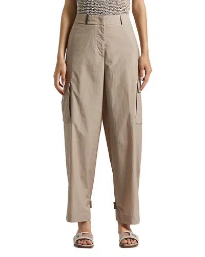 Peserico Cargo Pants In Cappuccino