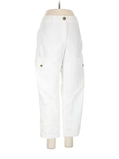 Pre-owned Peserico Cargo Pants In White