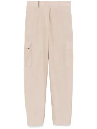 Peserico Cargo Trousers In Neutrals