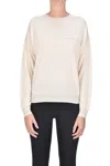 Peserico Cashmere Pullover In White