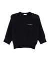 Peserico Cropped Cashmere Blend Sweater In Black