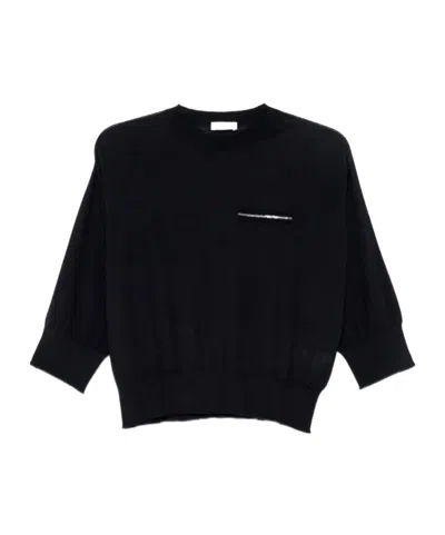 PESERICO CASHMERE-SILK TOP