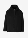 Peserico Hooded Jacket In Tricot Back