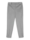 Peserico Punto Luce-chain Trousers In Gris