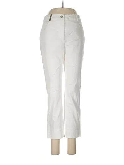 Pre-owned Peserico Casual Pants In Ivory