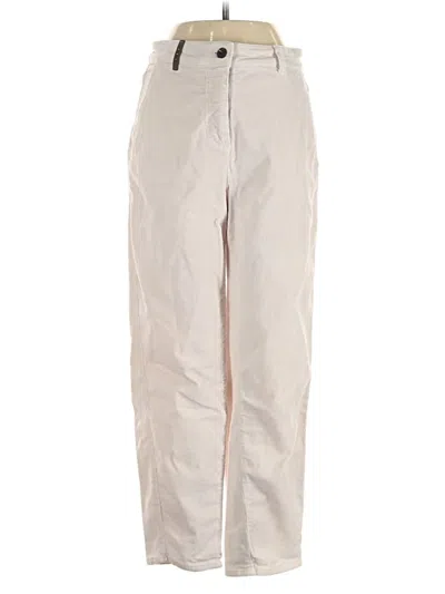 Pre-owned Peserico Casual Pants In Silver