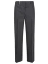 Peserico Casual Pants With Belt Loops In Black