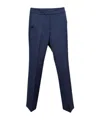 Peserico Casual Pants With Belt Loops In Blue