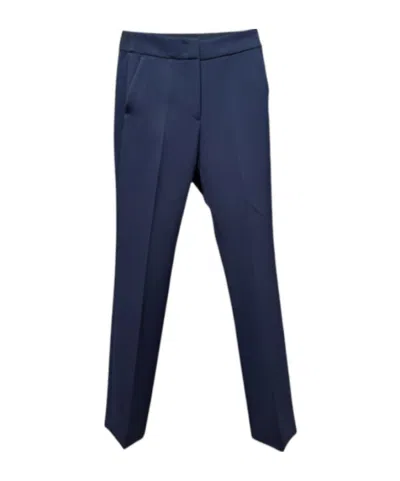 Peserico Casual Pants With Belt Loops In Blue