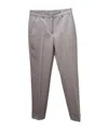 Peserico Casual Pants With Belt Loops In Gray