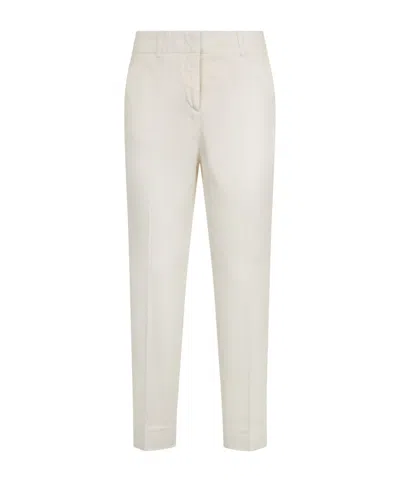Peserico Casual Pants With Belt Loops In Neutral