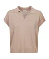 Peserico Chain Link Detailed Polo Top