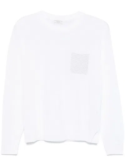 Peserico Chain-link Detailing Sweater In White