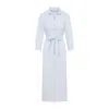 Peserico Chemisier Linen Midi Shirt Dress