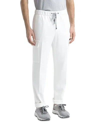 Peserico Chino Pants In Natural White